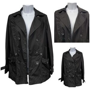 Jacket papayaPea women’s Size L Black 100%Cotton lightweight